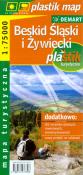 Okładka książki Beskid Śląski i Żywiecki - mapa laminowana