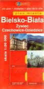 Okładka książki Bielsko-Biała Żywiec Czechowice-Dziedzice Plan Miasta 1: 20 000
