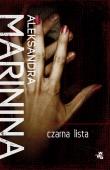 Czarna lista. Autor: Aleksandra Marinina. Dadada.pl Okładka książki Czarna lista