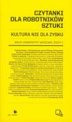 Czytanki dla robotników sztuki. Autor: Katarzyna Chmielewska (red.), Kuba Szreder. Dadada.pl Okładka książki Czytanki dla robotników sztuki