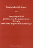 Okładka książki Emigracyjne listy generała Jana Komarzewskiego do króla Stanisława Augusta Poniatowskiego