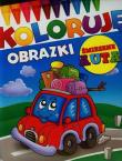 Koloruję obrazki. Śmieszne auta. Autor:   Praca zbiorowa. Dadada.pl Okładka książki Koloruję obrazki. Śmieszne auta
