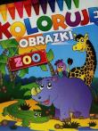 Koloruję obrazki. ZOO. Autor: praca zbiorowa. Dadada.pl Okładka książki Koloruję obrazki. ZOO
