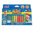Opakowanie Kredki ołówkowe Flamingo Jumbo Mini 12 kolorów + temperówka