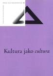 Okładka książki Kultura jako cultura