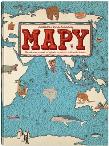 Mapy. Obrazkowa podróż po lądach morzach.. Autor: Mizielińska Aleksandra, Mizieliński Daniel. Dadada.pl Okładka książki Mapy. Obrazkowa podróż po lądach morzach.