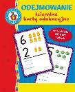 Okładka książki Odejmowanie. Ścieralne karty edukacyjne