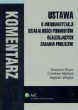 Okładka książki Ustawa o informatyzacji działalności podmiotów realizujących zadania publiczne