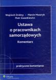 Okładka książki Ustawa o pracownikach samorządowych Komentarz