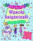 Okładka książki Wesołe księżniczki. Zagadki z nalepkami