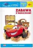 Opakowanie Disney Ucz się z nami Zabawa z naklejkami Auta 4+