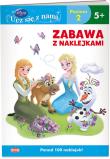 Okładka książki Disney Ucz się z nami Zabawa z naklejkami Kraina Lodu 5+