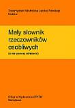 Okładka książki Mały słownik rzeczowników osobliwych...