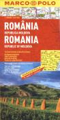 Okładka książki Rumunia Mołdawia mapa samochodowa 1:800 000 Marco Polo