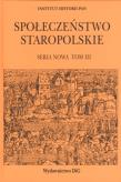 Okładka książki Społeczeństwo staropolskie tom 3