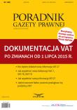Dokumentacja VAT po zmianach od 1 lipca 2015 r. Wydawca: Infor. Dadada.pl Opakowanie Dokumentacja VAT po zmianach od 1 lipca 2015 r