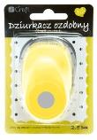 Opakowanie Dziurkacz ozdobny 2,5cm koło bpz