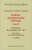 Kodeks postępowania karnego tom 2. Autor: Hofmański Piotr, Sadzik Elżbieta, Zgryzek Kazimierz. Dadada.pl Okładka książki Kodeks postępowania karnego tom 2
