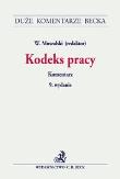Okładka książki Kodeks pracy Komentarz