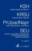Kodeks spółek handlowych Krajowy Rejestr Sądowy Prawo upadłościowe i naprawcze. Ustawa o europejskim zgrupowaniu interesów gospodarzcych. Autor: Aneta Flisek. Dadada.pl Okładka książki Kodeks spółek handlowych Krajowy Rejestr Sądowy Prawo upadłościowe i naprawcze. Ustawa o europejskim zgrupowaniu interesów gospodarzcych