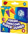 Opakowanie Kredki świecowe Super Jumbo 8 kolorów ASTRA