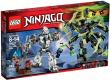 Okładka książki Lego Ninjago Starcie tytanów Mech
