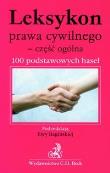 Okładka książki Leksykon prawa cywilnego Część ogólna