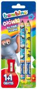 Ołówki do nauki pisania (2szt) bls BAMBINO. Wydawca: ST-MAJEWSKI. Dadada.pl Opakowanie Ołówki do nauki pisania (2szt) bls BAMBINO