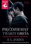 Pięćdziesiąt twarzy Greya okł. Filmowa audiobook. Autor: E. L. James. Dadada.pl Okładka książki Pięćdziesiąt twarzy Greya okł. Filmowa audiobook