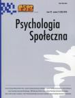 Opakowanie Psychologia Społeczna 2015 nr 2