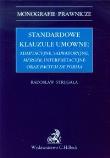 Standardowe klauzule umowne. Autor: Strugała Radosław. Dadada.pl Okładka książki Standardowe klauzule umowne
