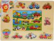 Opakowanie Układanka drewniana Pojazdy