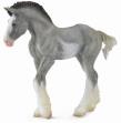 Okładka książki Źrebię Clydesdale Foal Blue Roan