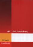 Opakowanie Blok notatnikowy A4/100K kratka biały (5szt)