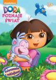 Okładka książki Dora poznaje świat. Kolorowanka z naklejkami.