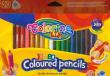 Opakowanie Kredki trójkątne 20 kolorów Jumbo mini Colorino Patio