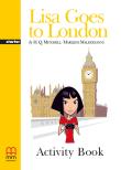 Lisa goes to London Activity Book. Autor: Mitchell H.Q.. Dadada.pl Okładka książki Lisa goes to London Activity Book