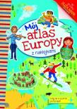 Mój atlas Europy z naklejkami. Autor: Opracowanie zbiorowe. Dadada.pl Okładka książki Mój atlas Europy z naklejkami