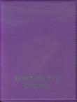 Opakowanie Okładka na dokumenty ucznia pionowa fioletowa