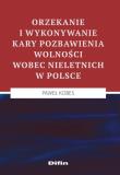 Okładka książki Orzekanie i wykonywanie kary pozbawienia wolności wobec nieletnich w Polsce