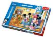 Okładka książki Puzzle 24 maxi Myszka Miki Bajeczki TREFL