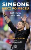 Simeone. Mecz po meczu. Autor: Diego Pablo Simeone. Dadada.pl Okładka książki Simeone. Mecz po meczu