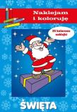 Okładka książki Święta - naklejam i koloruję