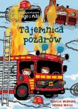 Tajemnica pożarów. Autor: Martin Widmark, Helena Willis. Dadada.pl Okładka książki Tajemnica pożarów
