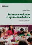 Zmiany w ustawie o systemie oświaty. Autor: Agata Piszko. Dadada.pl Okładka książki Zmiany w ustawie o systemie oświaty