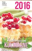 Okładka książki 2016 Vademecum kulinarne