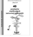40 przykładów współczesnych zastosowań matematyki. Autor: Regel Wiesława. Dadada.pl Okładka książki 40 przykładów współczesnych zastosowań matematyki
