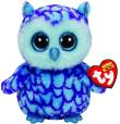 Opakowanie Beanie Boos Oscar - fioletowo-niebieska sowa średnia