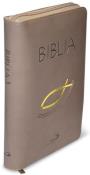 Okładka książki Biblia 'z rybką'. Oprawa z suwakiem