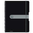 Opakowanie Brulion na spirali A4/80K kratka PP czarny (2szt)